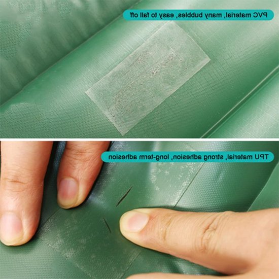 Reparatietape - Plakker Sticker - Tent Repareren - Waterdicht TPU Materiaal - 7.5 x 375 cm - Transparant van Merkloos — afbeelding 2