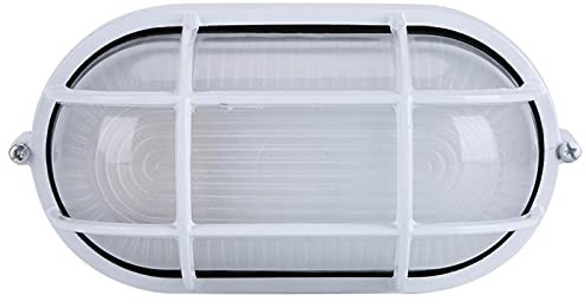 Allecto - Sauna Lamp - Warm White Verlichting - Explosieveilig - Oval - Ideaal voor Sauna en Stoomkamer - Energiezuinig - Veiligheid