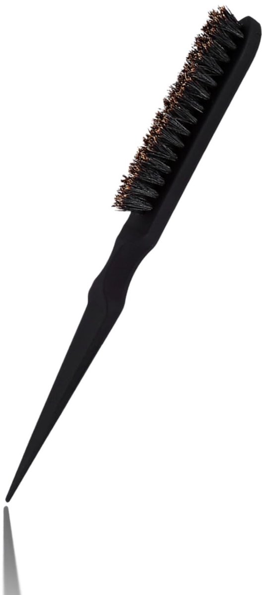 Tease Hair Brush - Professionele Haarborstel voor Volumineus Haar (Zwart)