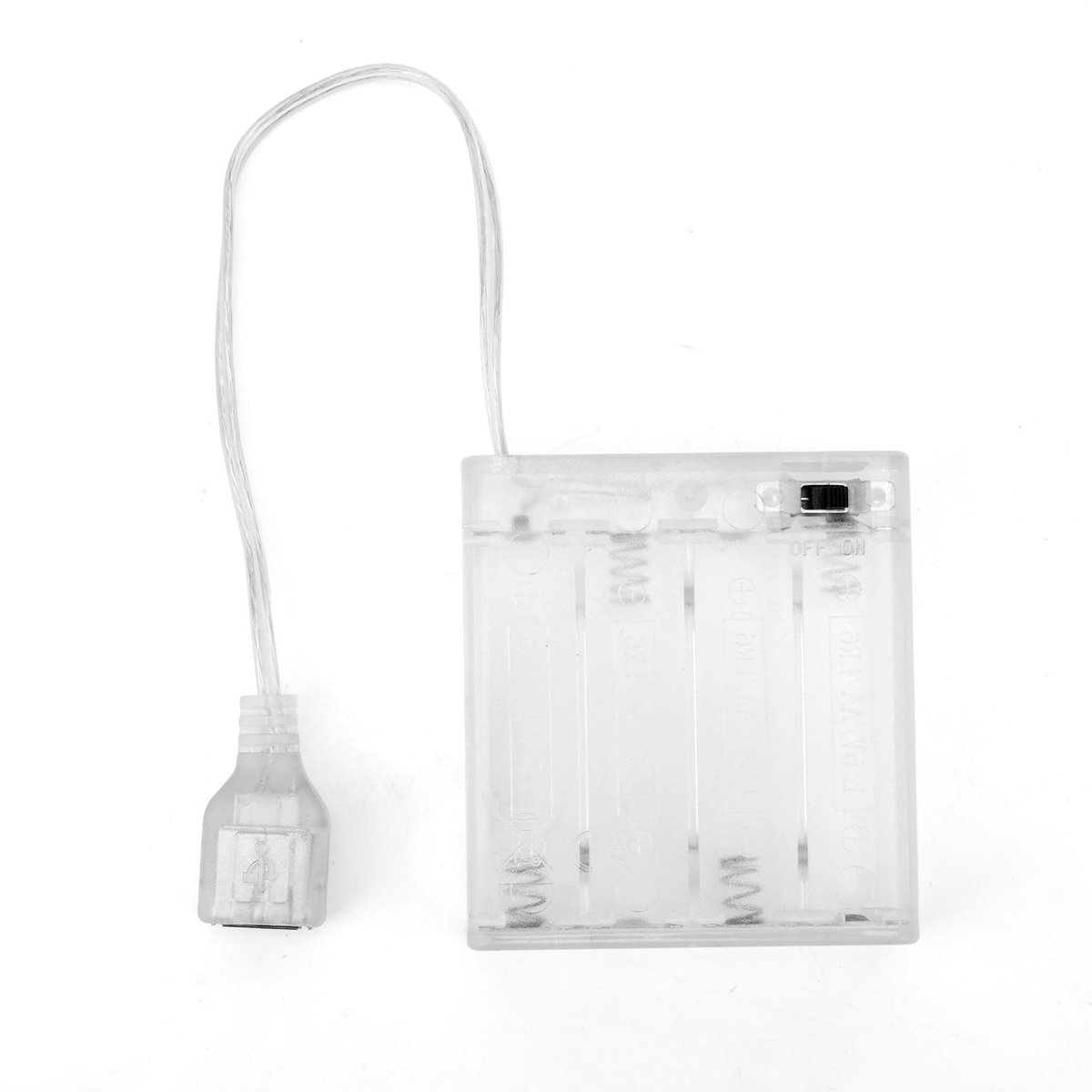 Allecto - Draagbare Accu - USB Neon Licht - Ideaal voor LED Neon Sign - Oplaadbare batterij - Lichtgewicht en compact - Geschikt voor decoratie - K...