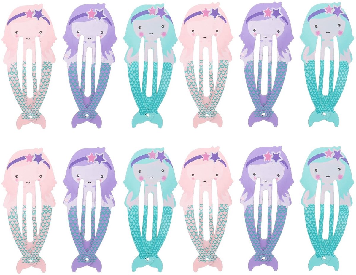 aladdien - Baby Haar Clips - Haaraccessoires - Praktisch en kleurrijk - 12 stuks - Meisjes Haarspelden - Geschikt voor peuters en kinderen