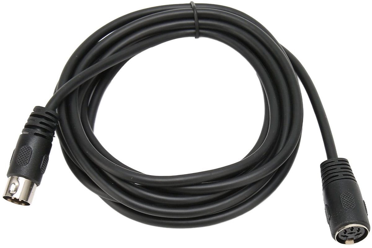 aladdien - Verlengkabel - 3M - DIN 6 PIN Male naar Female - Audio Kabel - Voor Digitale Apparaten - Ideaal voor audioverbindingen - Flexibele lengte