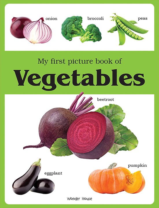 My First Picture Book of Vegetables - cover