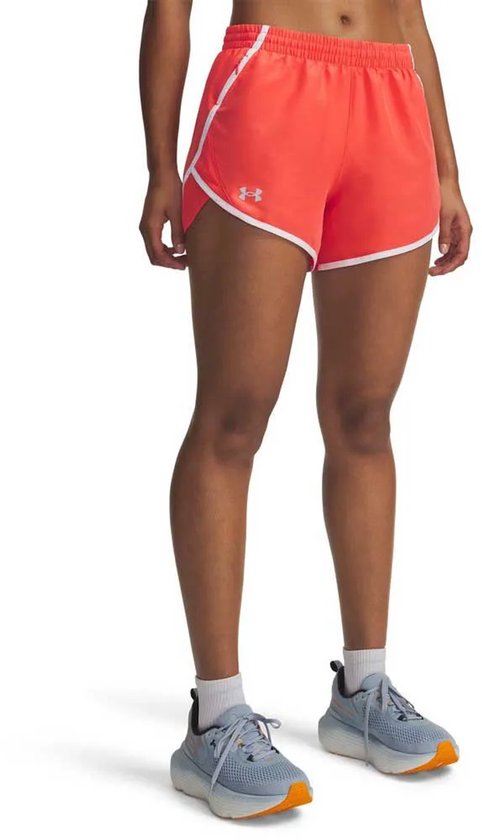 Short Under Armour Fly By 3´´ Orange S Femme