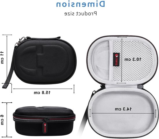 Beschermhoes voor JBL Clip 5 - Draagbare Bluetooth Speaker, Grijs, Waterdicht en Schokbestendig — afbeelding 2