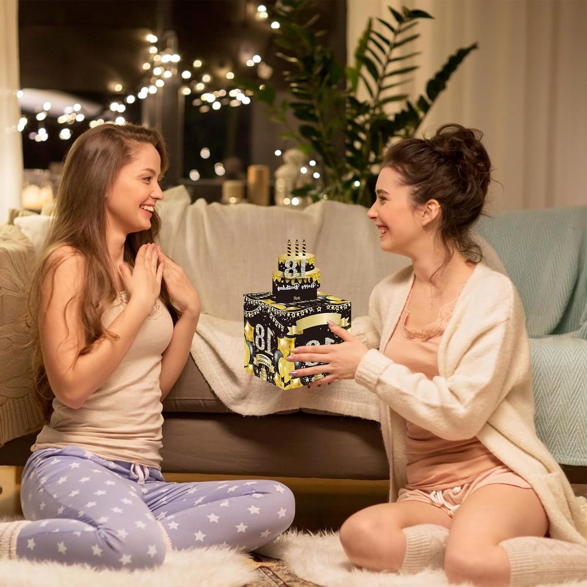 18e Verjaardag Gelddoos voor Cash Geschenken, Leuke Geldbox voor Jongens en Meisjes, Perfecte Verjaardagscadeau Presentatie Box