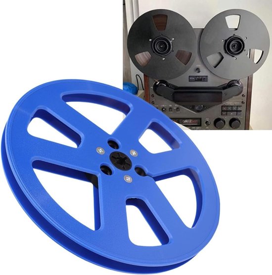 Lege 1/4 inch Tape Spoel van ABS Kunststof, Universele Open Spoel voor Geluidsopnames met 6 Windbestendige Gaten, Geschikt voor Studer en Opnameapparatuur — afbeelding 3