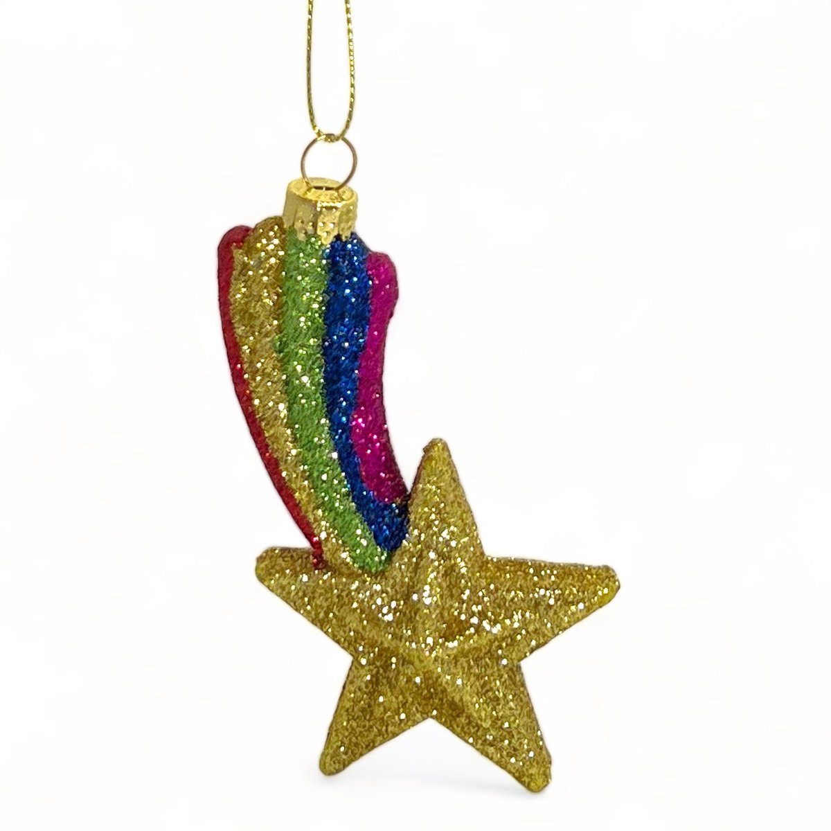 Allecto - Kerstboomversiering - Pride - Stijlvol en onbreekbaar - Regenboog-ster - Kerstdecoratie - Feestelijke versiering - Geschikt voor kerst