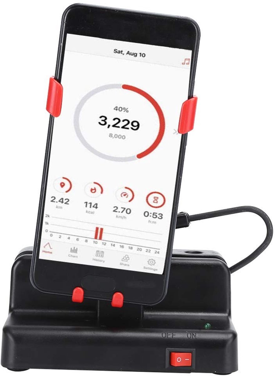 Allecto - Mobiele Telefoon Schudder - Automatische Pedometer - Handig voor Stappen Verdienen - Compact ontwerp - Perfect voor dagelijks gebruik - G...