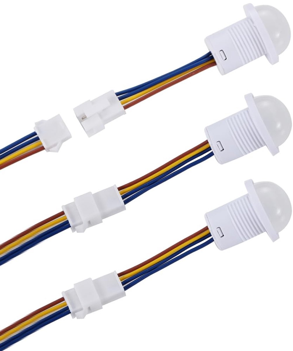 Allecto - PIR Bewegingssensor - Infrarood technologie - Mini formaat - Binnengebruik - Bewegingsdetectie - 110V/220V - Geschikt voor woningen - Wit