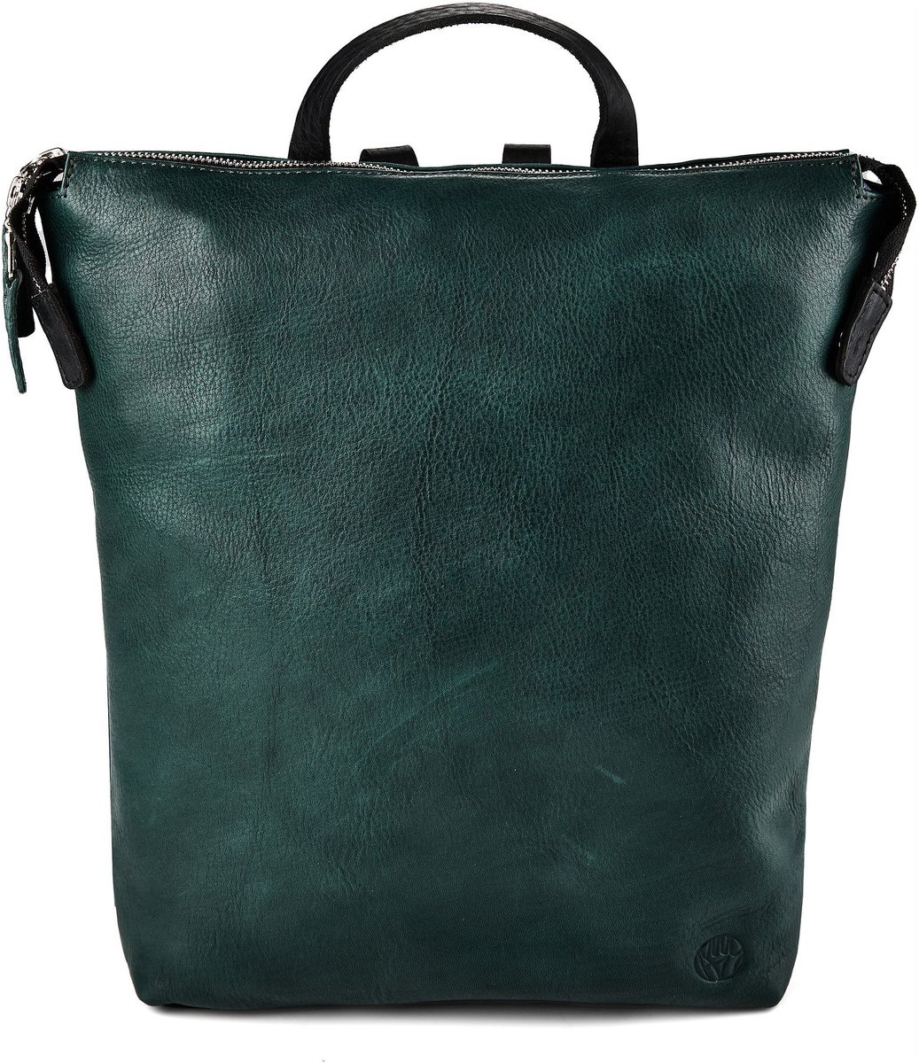 Harold's CHAZA Dagrugzak Leer 35.5 cm - petrol