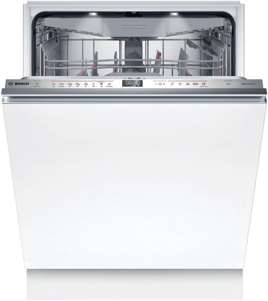 Bosch SMV6ECX10E - Inbouwvaatwasser - A label - 14 couverts - Volledig geïntegreerd - Besteklade - 42 dB - Stil - AquaStop