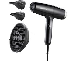 BaBylissPRO Falco Föhn - 2000W High-speed digitale motor - 244 km/h - Ultra Stil (70DB) - Lichtgewicht (388g) - Inclusief Diffuser & Opzetstukken - Professionele haardroger - Made in Italy - BAB8550BE