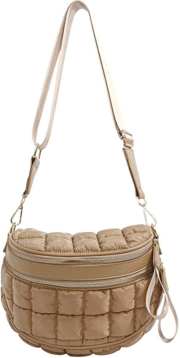 Topmelon Crossbody Tas Dames - Schoudertas - Dames Tas - Handtas -Crossbodytas - Damestas -Klein handtas dames Bruin