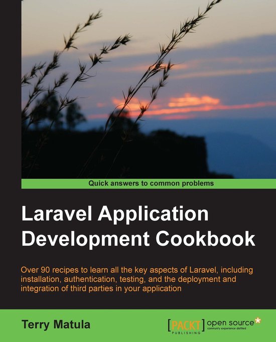 Laravel Application Development Cookbook - cover