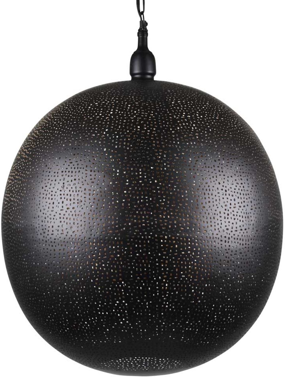 Safaary - Arabische Hanglamp Amaira Zwart Goud Ø 50 x 62cm