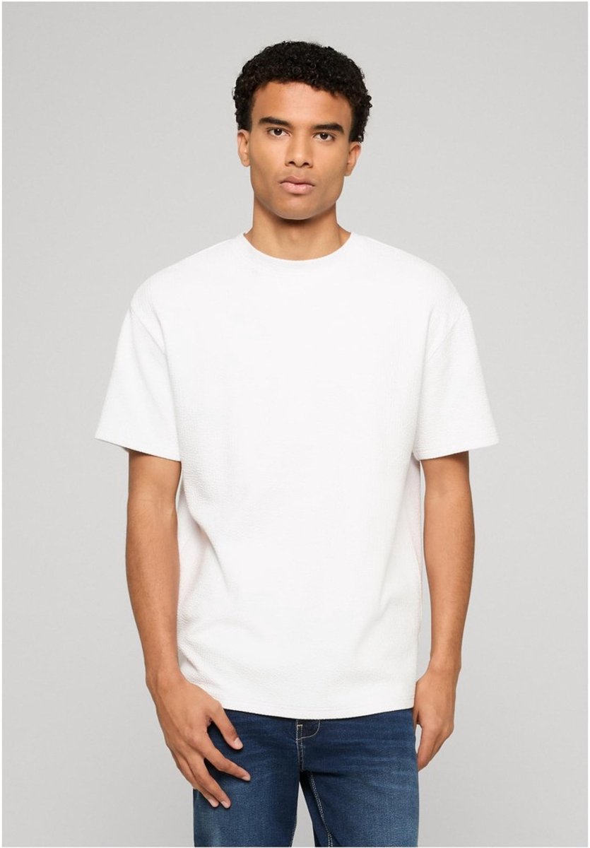 Urban Classics Loose Fit Structured Heren Tshirt 4XL Wit