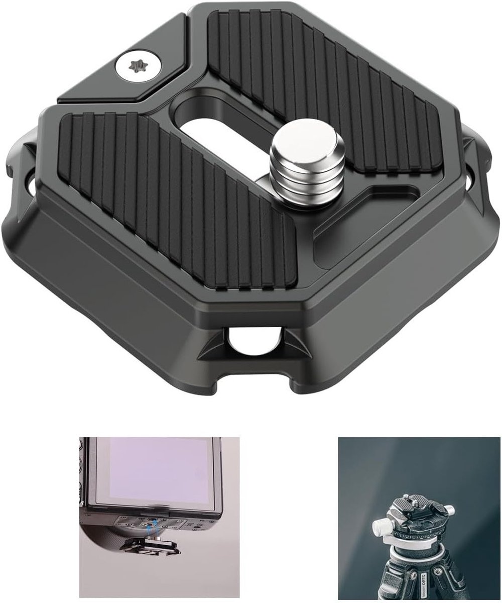 Quick Release Camera Plaat 38mm Arca-Swiss Compatibel Schouderriem Bevestiging