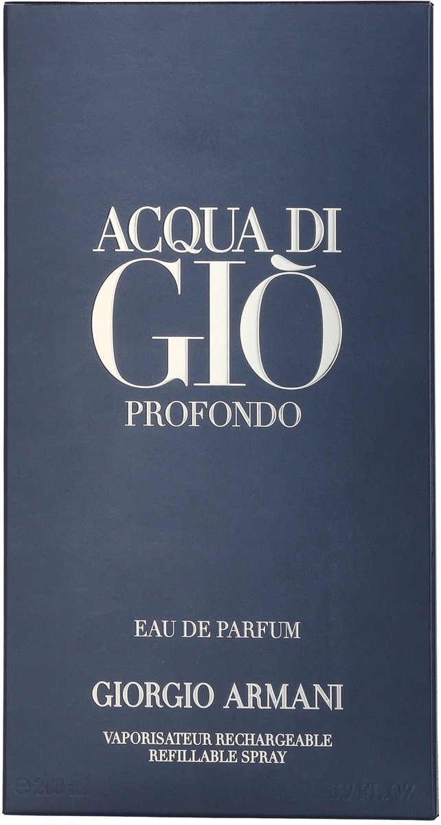 Giorgio Armani Acqua di Giò Profondo 200 ml Eau de Parfum Spray – foto 3