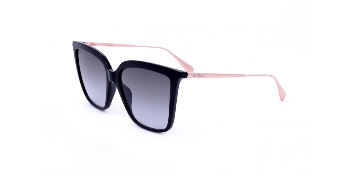 Max&co. MO0043 Shiny black 55/16/140 WOMAN Zonnebrillen