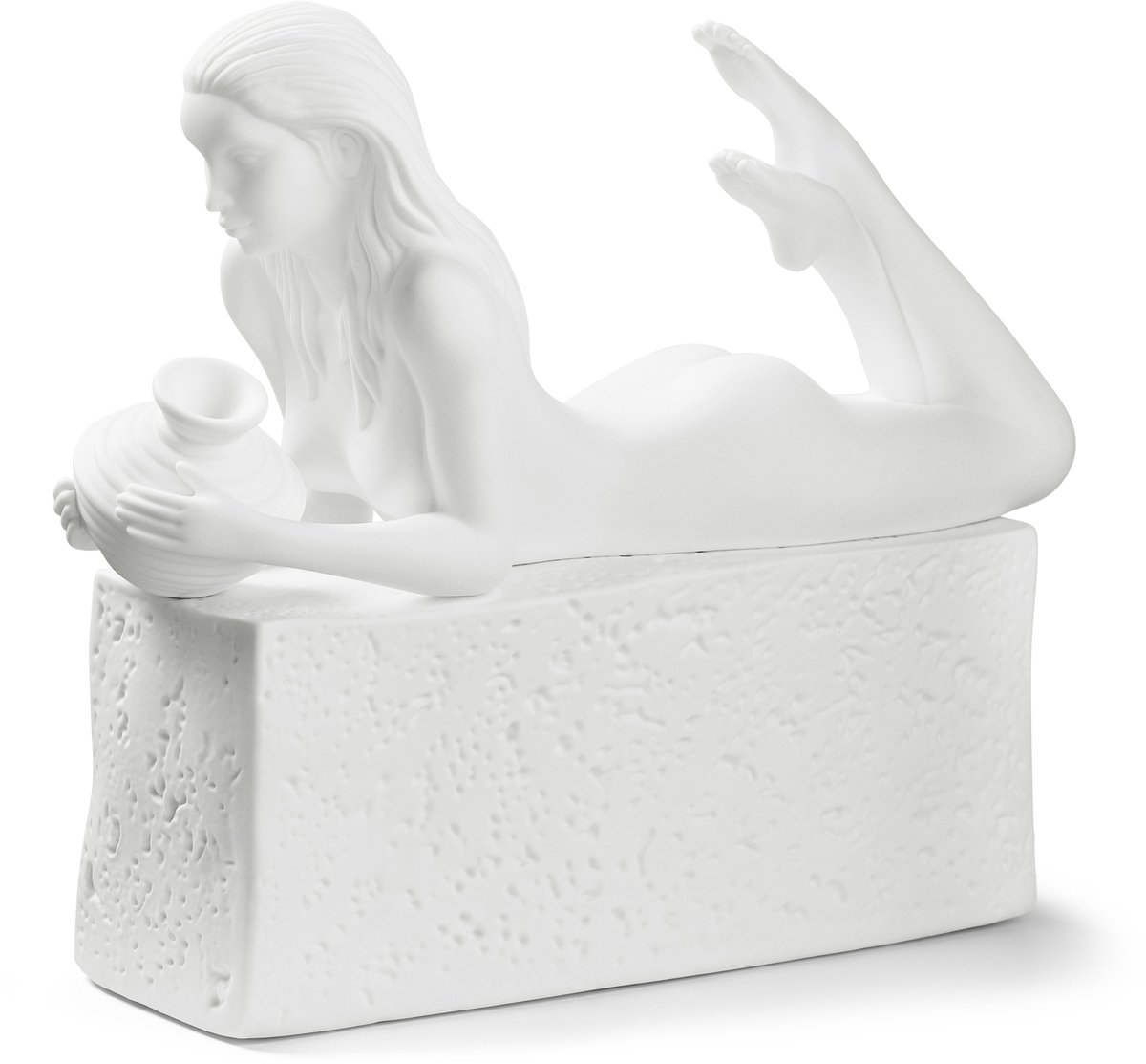 Goebel Christel Zodiacs | Decoratief beeld Sterrenbeeld Waterman vrouwelijk | Porselein - 20cm