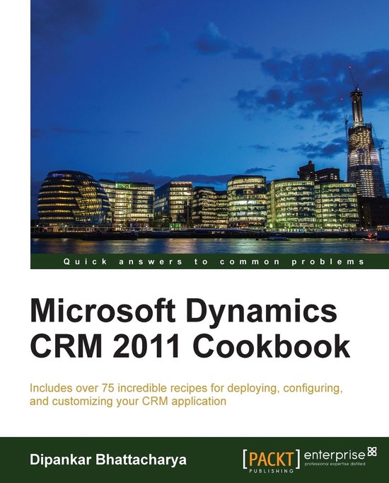 Microsoft Dynamics Crm 2011 Cookbook - cover