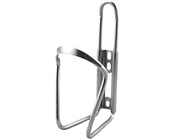 ZXM Solid Road Bike Bottle Cage Riding Universal Installation Bottle Cage Road Bike Mountain Bike Metal Bottle Cage Durable (Color : Silver)
