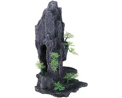 Aquarium Decoratie Steen - Vis Tank - Natuurlijke Sfeer - Handgeschilderd Ontwerp - Zie Afbeelding - Natuurkleuren