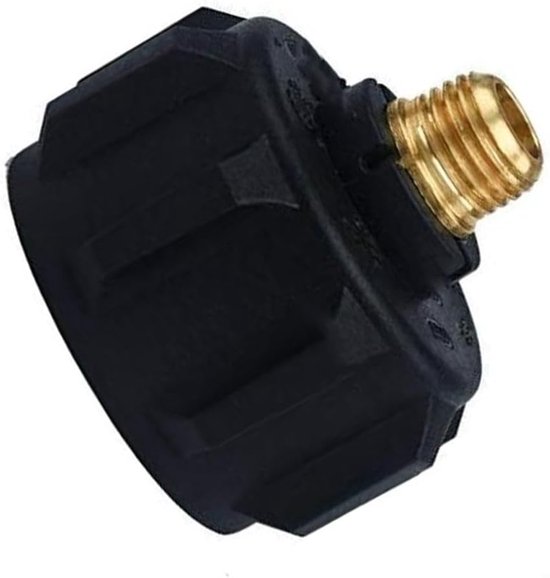 Propaan Regelklep Connector - Gas Adapter - Outdoor Koken - Verstelbare Gasstroom - 10 x 10 x 2 cm - Zwart — afbeelding 4