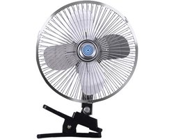 Dubbele Auto Ventilator - Krachtige Koeler - Comfortabele Rit - 12V Aansluiting - 295 x 21 cm - Zwart