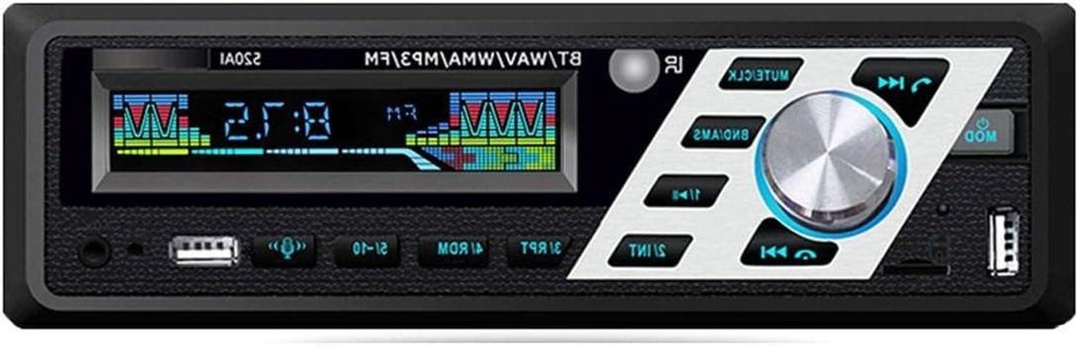 Autoradio - MP3 Speler - Muziek Afspelen - Bluetooth Handsfree - 24V - Zwart