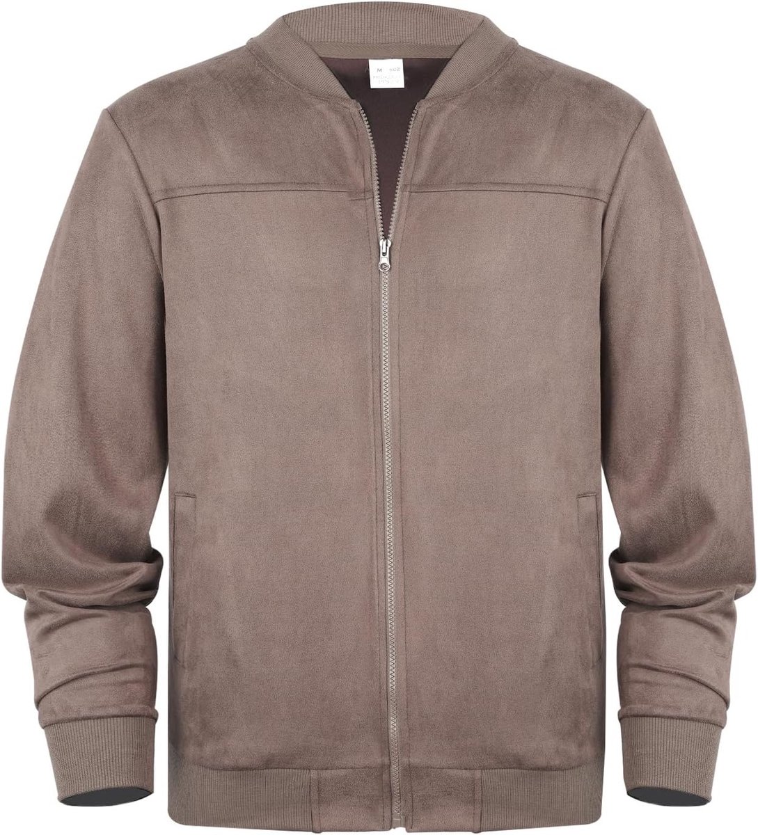 Casual lichte bomberjack voor heren, winddicht en perfect voor de lente en herfst, trendy punkstijl