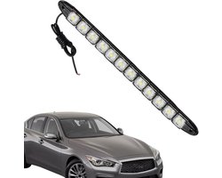 Dagrijverlichting Led-strip - Auto Led-verlichting - Voertuig Verbetering - Flexibele Strip - 161 cm Lengte - Wit