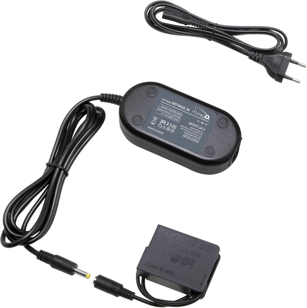 Camera Adapter - Stroomadapter - Langdurig Filmen - Universele Ingang - 17 Watt - Zwart