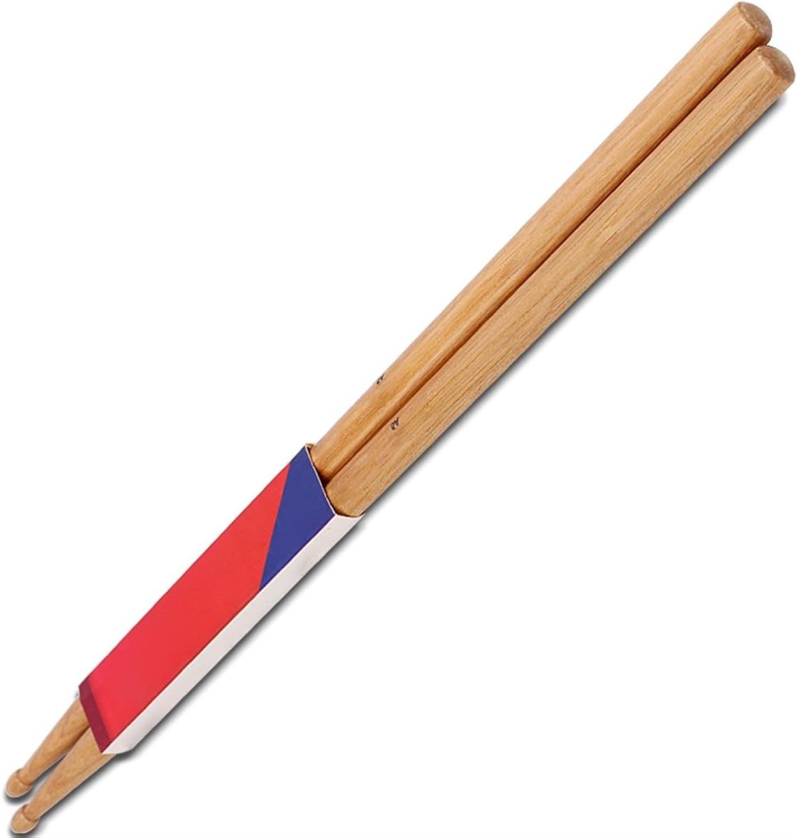 Drumstokken - Percussie Stokken - Muziek Maken - Massief Hickory Hout - 5A Maat - Natuurlijk