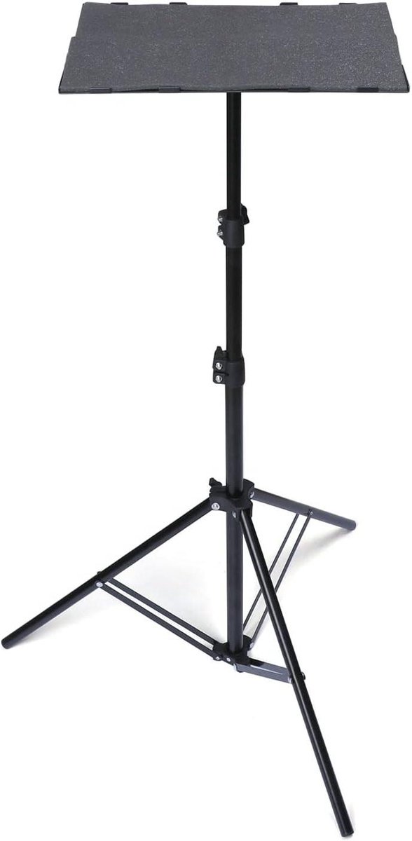 Projector Statief - Laptop Beugel - Presentaties Thuis - Verstelbaar Roterend - 23-63 Inch - Zwart