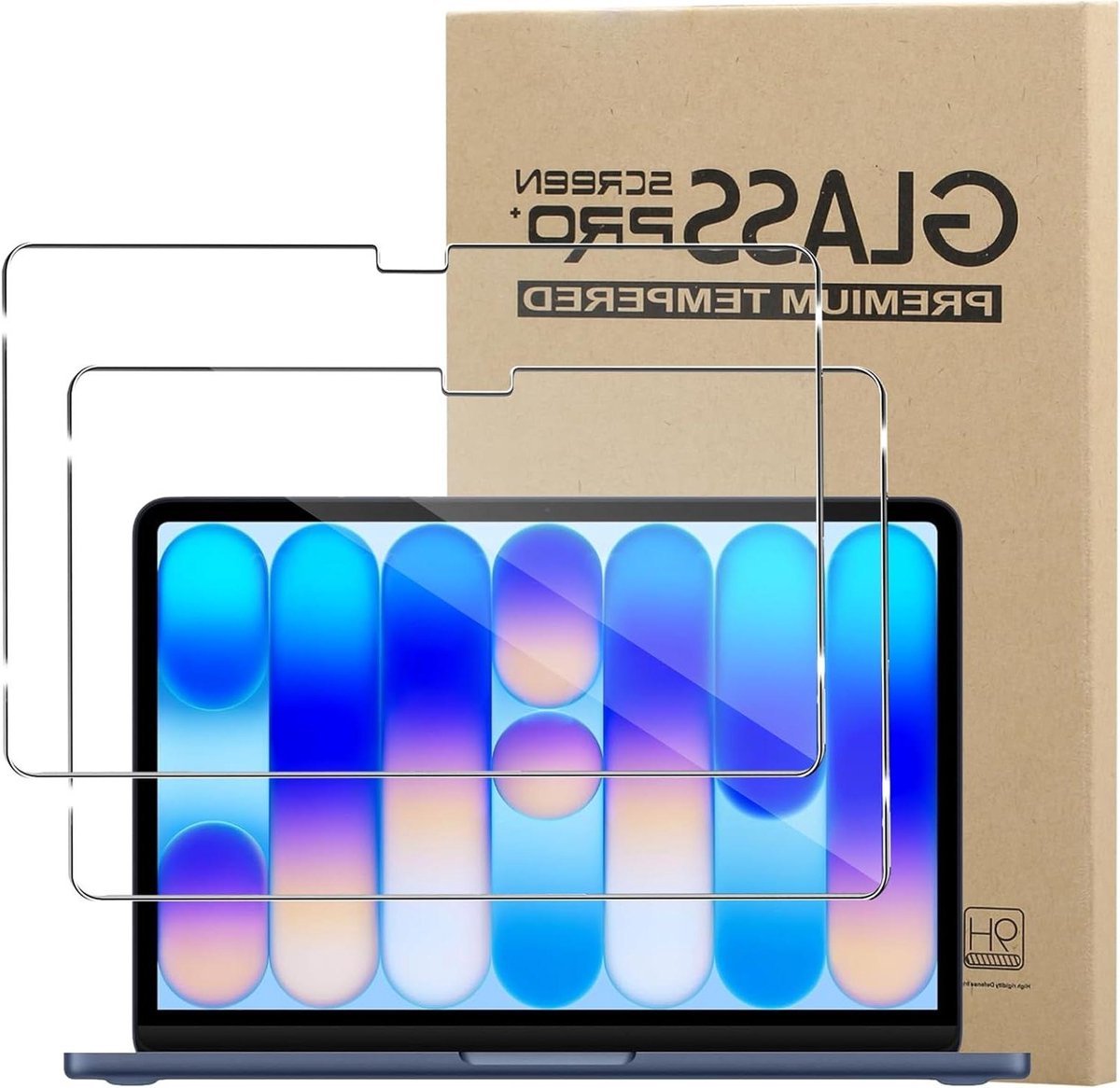 Schermbeschermer Glas - Display Folie - Scherm Beschermen - 9H Hardheid - 13 Inch - Transparant