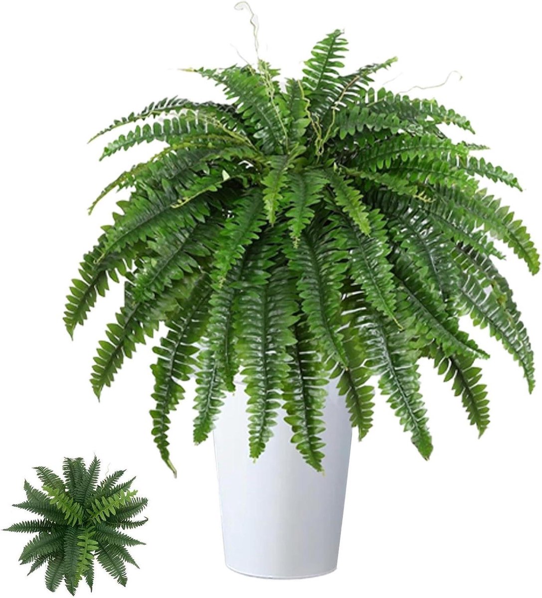 Kunstvarens voor buiten - Kunstplanten Varens - Tuin Decoratie - UV-bestendig - 50 cm - Gr