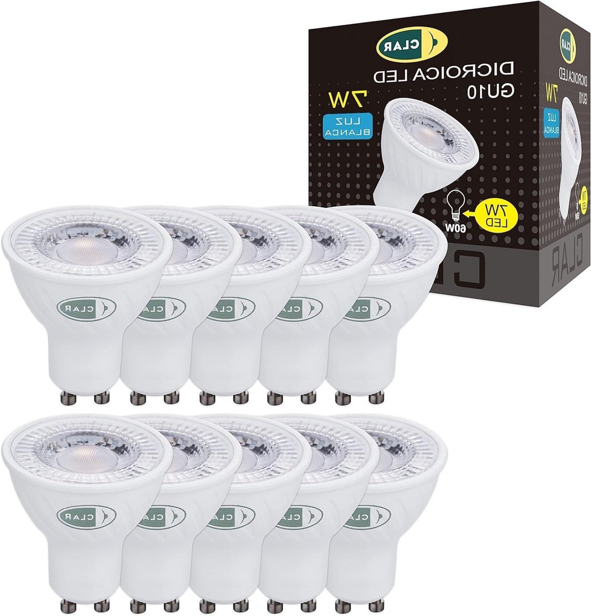 LED Lampen - Spots - Verlichting - Energiezuinig - 10 Stuks - Neutraal Wit