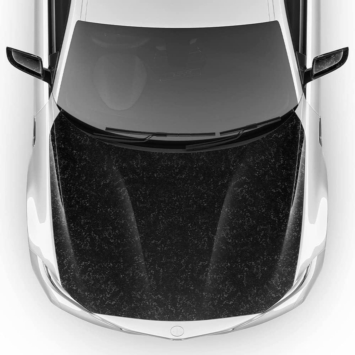 Auto Folie - Carbon Wrap - Voertuig Customizen - Luchtkanaaltechniek - 100x150cm - Zwart