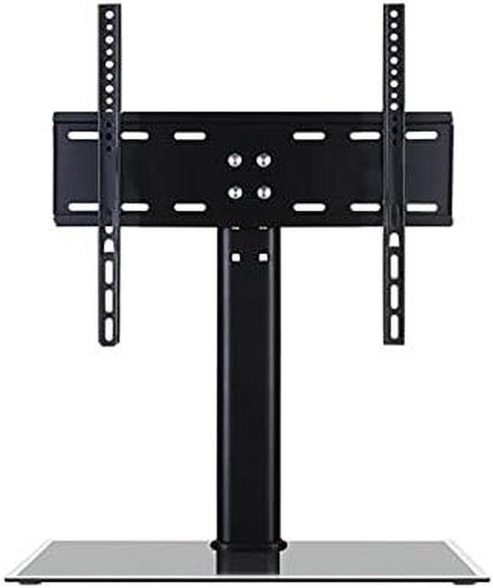 TV Standaard Tafelmodel - TV Voet - TV Plaatsen - Gehard Glazen Voet - 32-55 inch - Zwart
