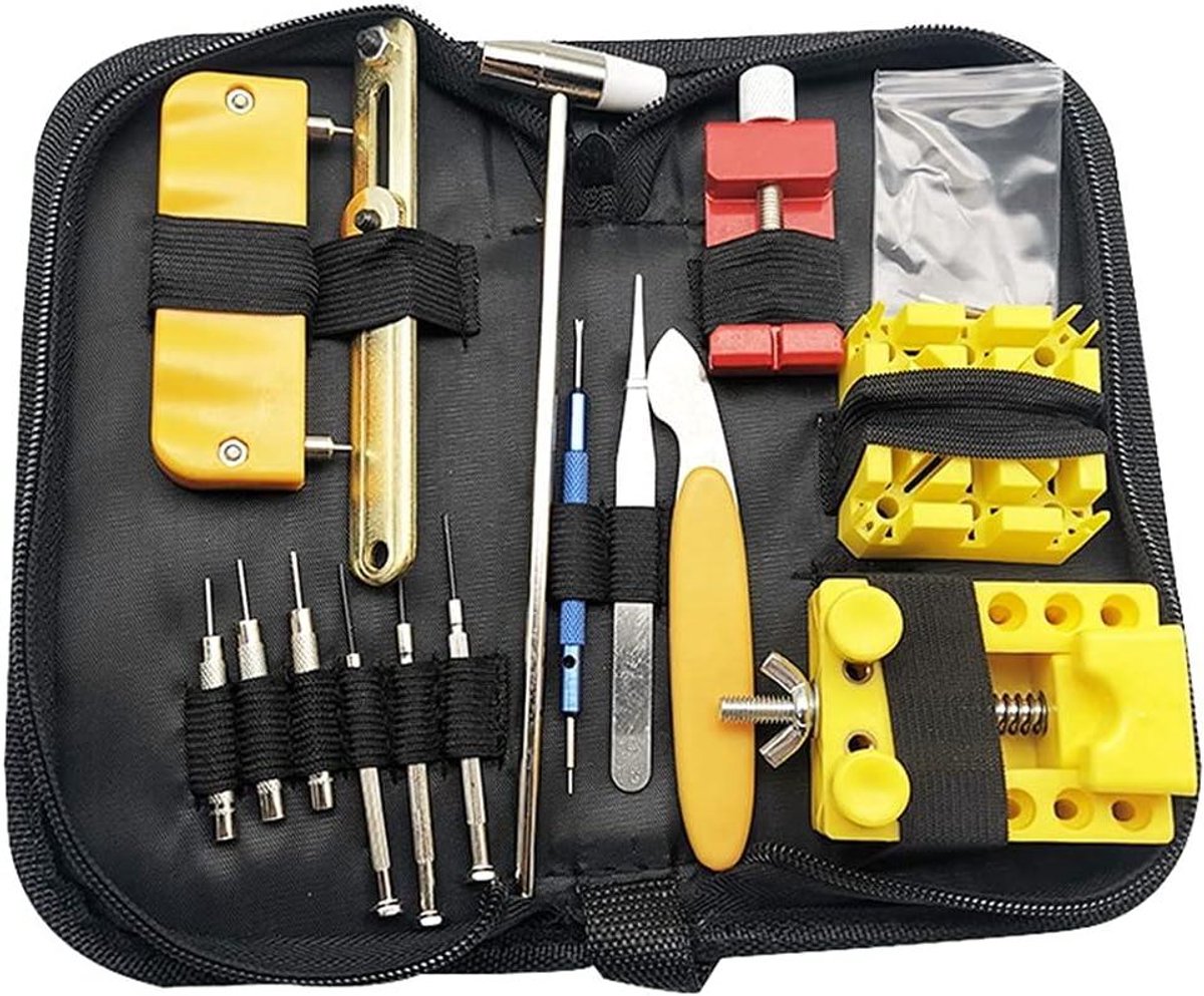 Horloge Reparatie Kit - Klokkenmaker Gereedschap - Horloge Onderhoud - 147 Delige Set - 06 kg - Zilverkleurig