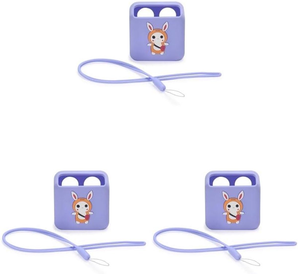 Draaghoes Set - Beschermhoes - Audio Speler - Anti-slip Grip - 3 Stuks - Lavendel