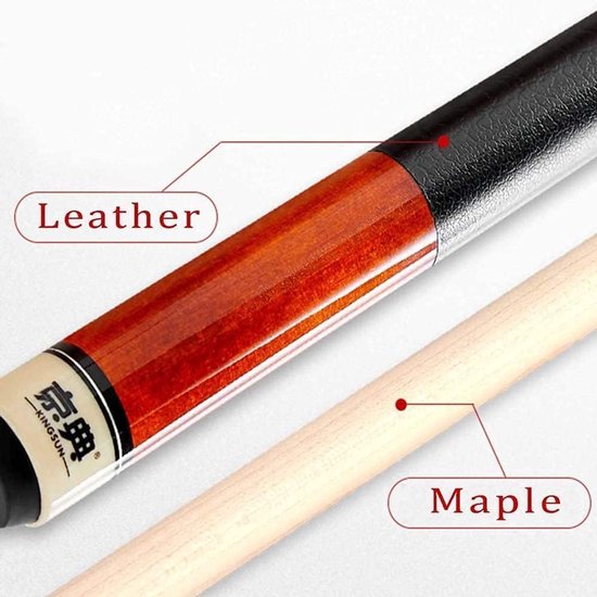 Biljartkeu - Poolstick Keu - Biljart Spelen - Splijtbestendig Esdoorn - 147cm - Niet gespecificeerd — afbeelding 3