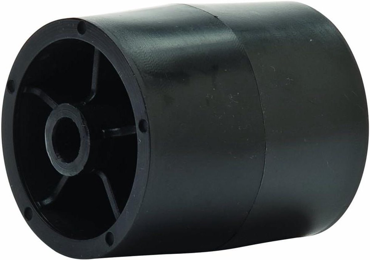 Dek rol - Grasmaaier onderdeel - Gazon onderhoud - Anti-scalp ontwerp - 3 x 3-3/4 inch - Zwart