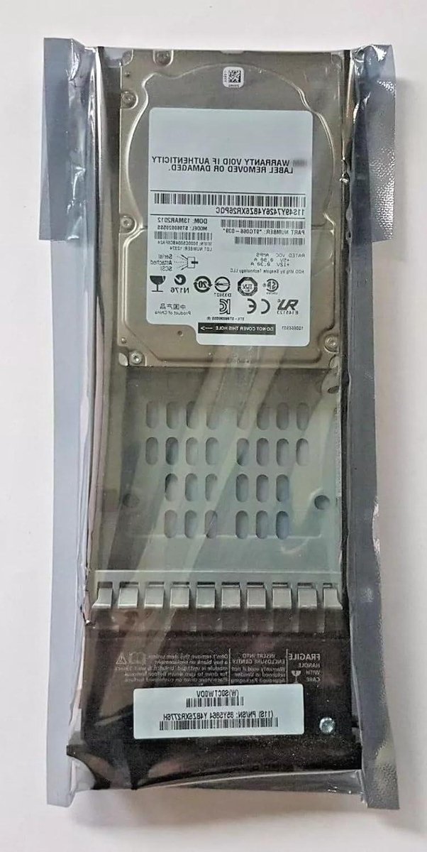 Interne Harde Schijf - Opslagmedium Caddy - Data Opslag Uitbreiden - Hoge Rotatiesnelheid - 600 GB - Zilver