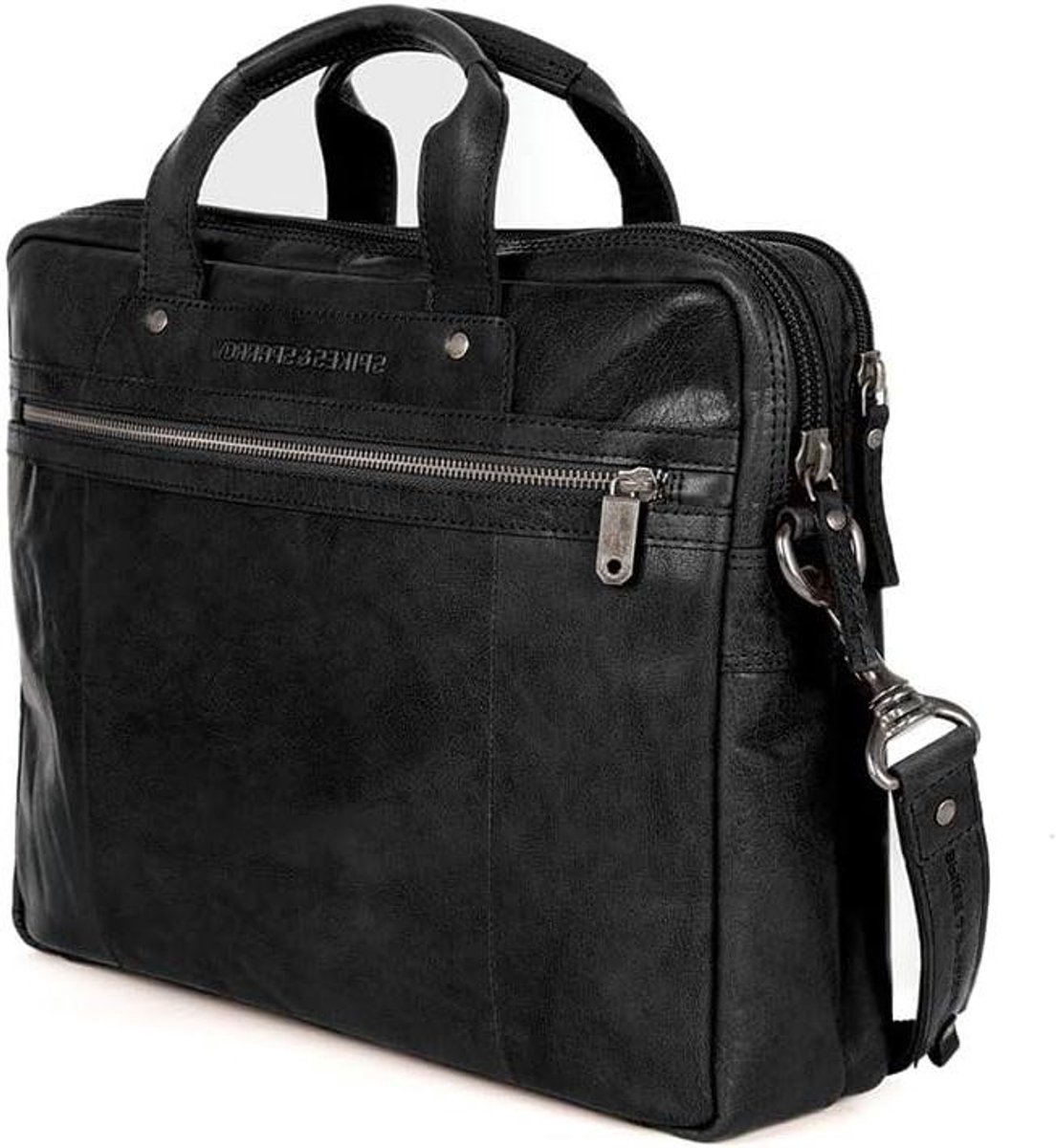 Laptoptas - Aktetas - Zakelijk Vervoer - Stijlvol Design - 36x28 cm - Zwart