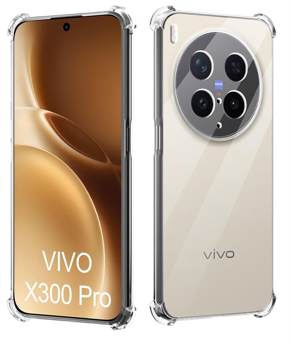 Dailygoods - Transparant Schokbestendig Telefoonhoesje voor VIVO X300 Pro