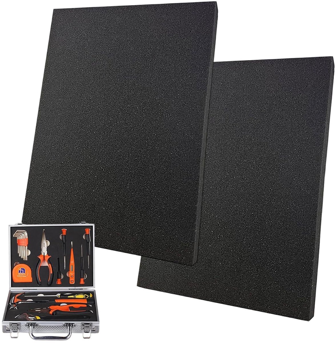 Dailygoods - Set van 2 Schuimplaten 40x30x4 cm, Zelf op Maat Te Snijden