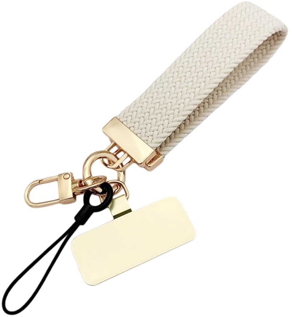 Dailygoods - Gevlochten Telefoonband voor Pols en Sleutelhanger